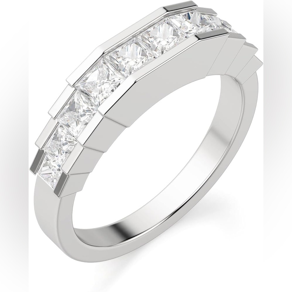 Diamond Nexus 2.4ct Princess Cinderella ring set - Picture 8 of 11